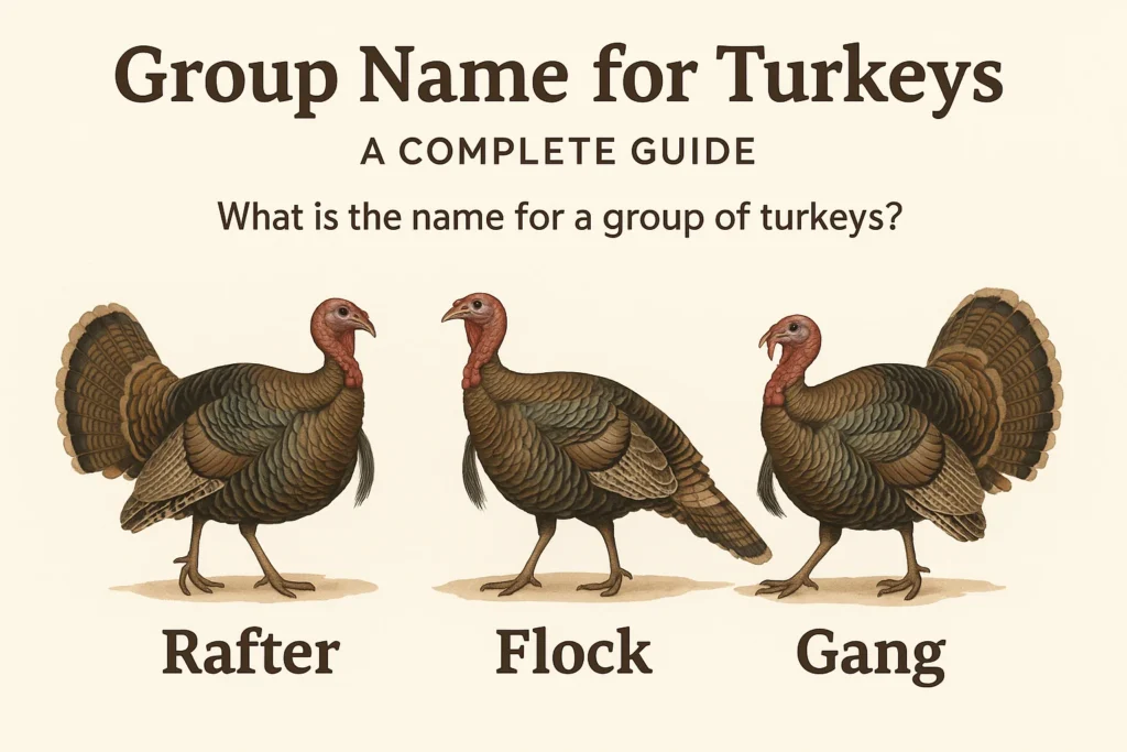 group name for turkeys