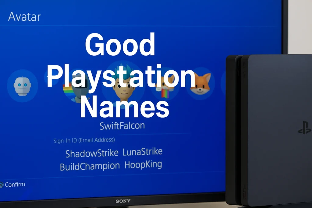 good playstation names