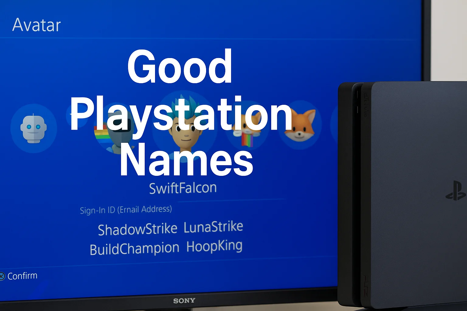 good playstation names